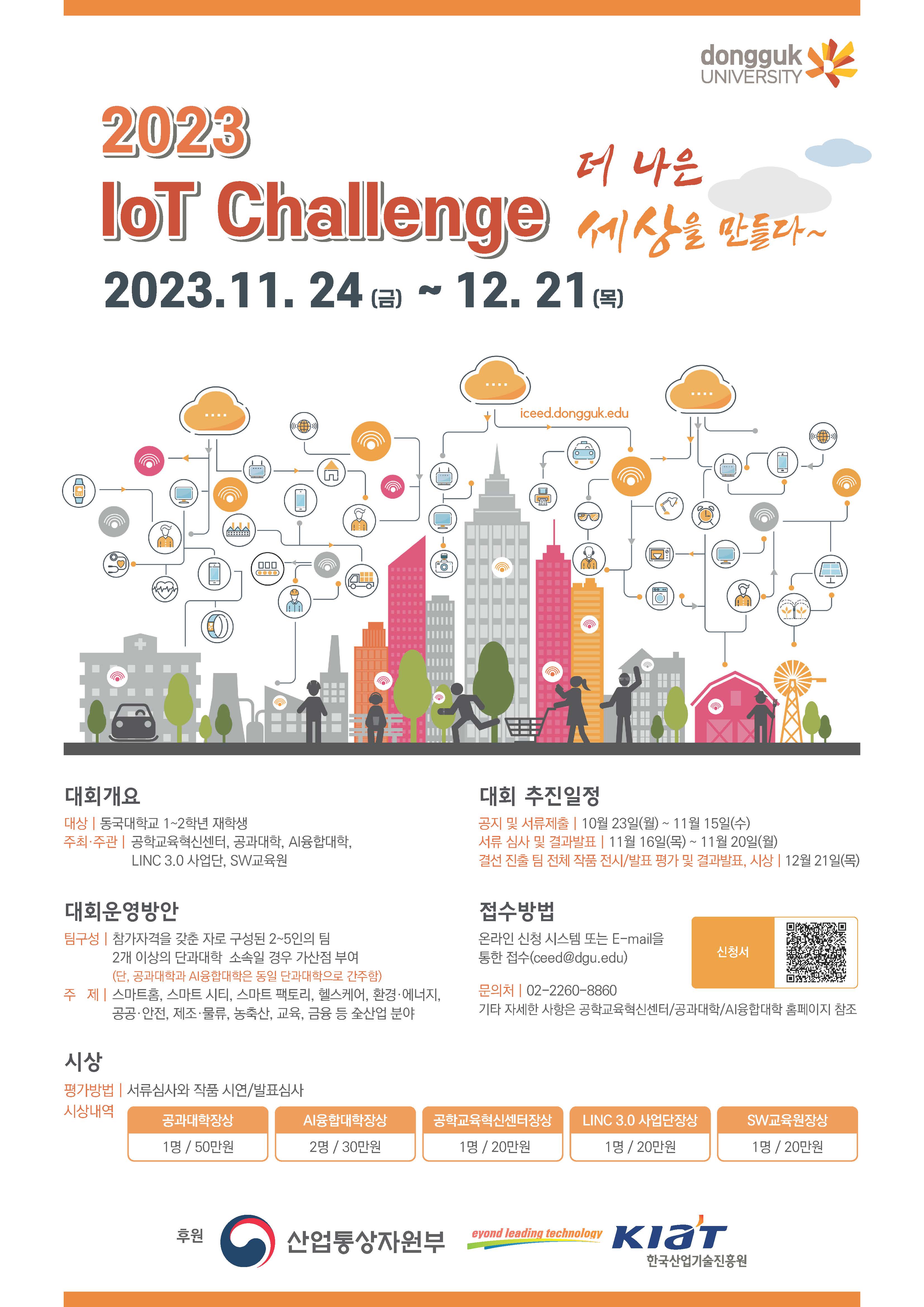 2023 loT Challenge 포스터 